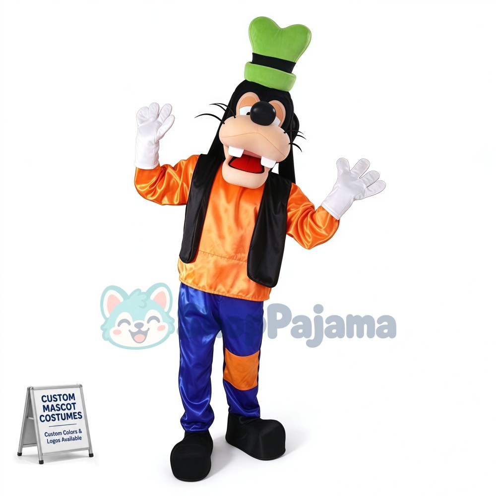 Goofy Dog Mascot Costume Cartoon Costume