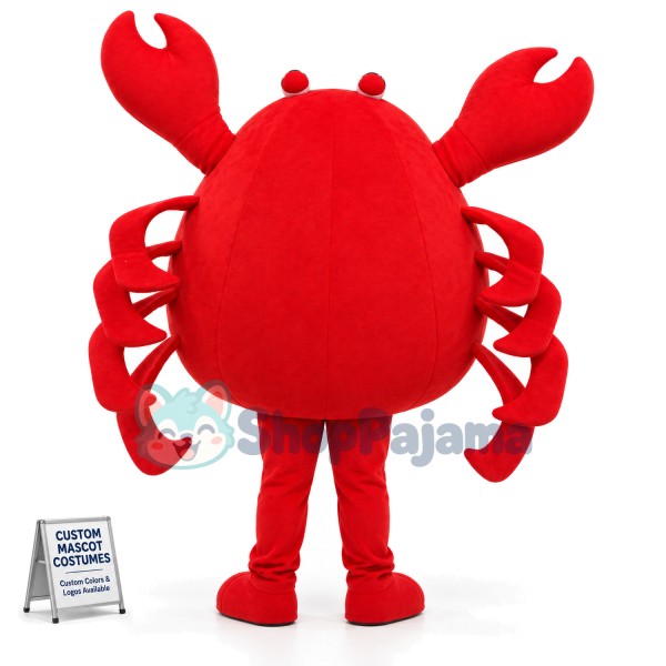 Darling Red Crab Granchio Mascot Costume Cartoon Character Mascot