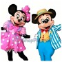 Mickey and Minnie Mouse Adult Mascot Costume Cartoon Mascot Costume