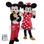 Mickey Mouse & Minnie Mouse Mascot Costume