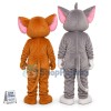 Tom Cat & Jerry Mouse Cartoon Mascot Costume