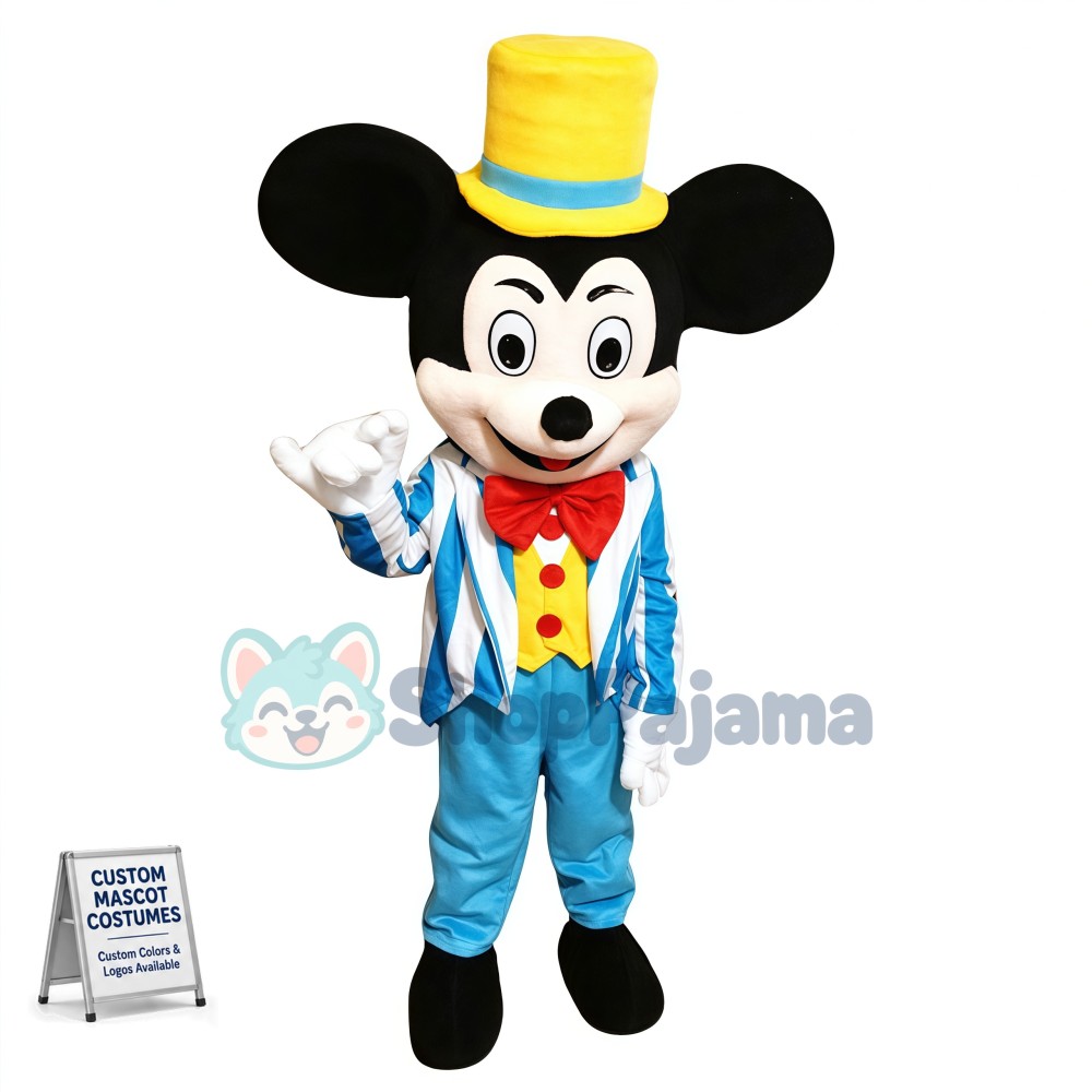 Cartoon Mickey Mouse Mascot Costume