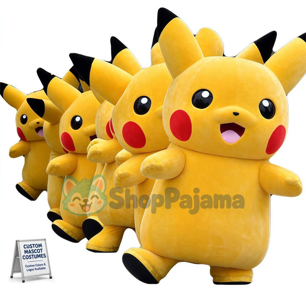 Pikachu Mascot Costume Cartoon Costume