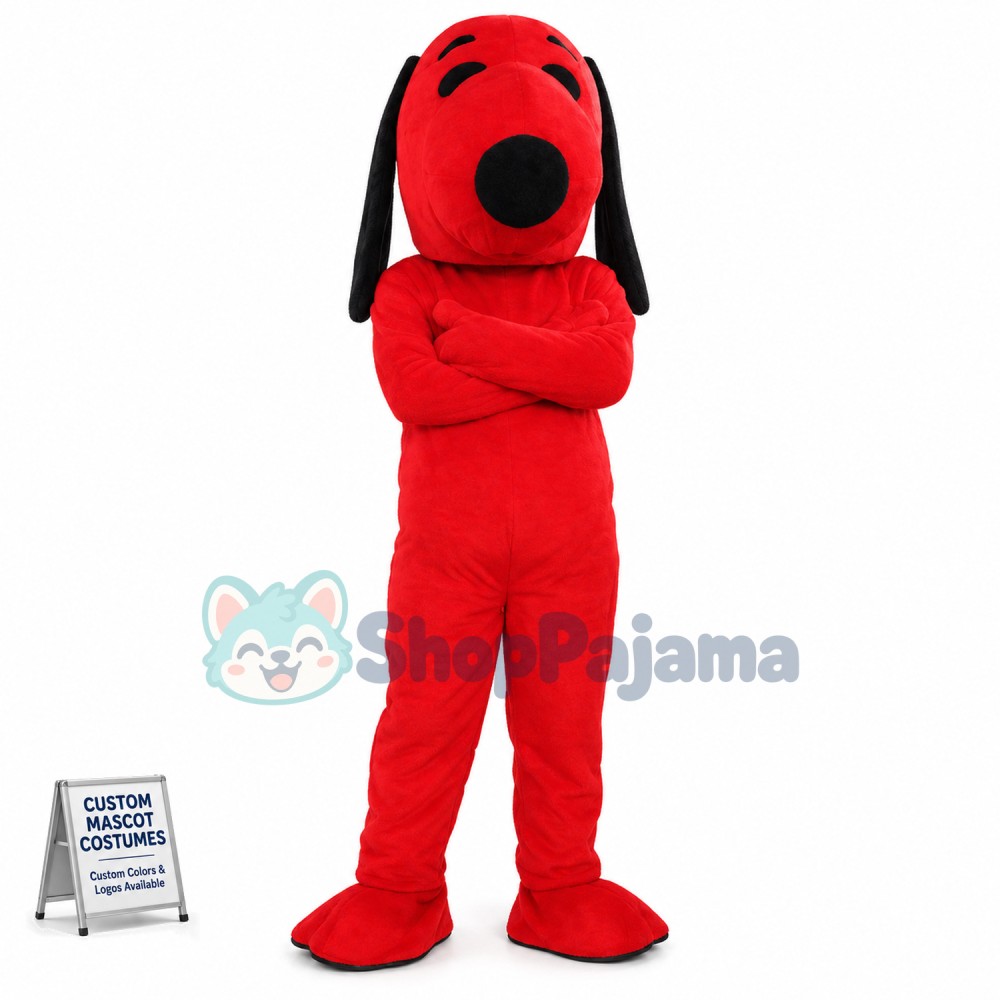 Adult Snoopy Dog Mascot Costume