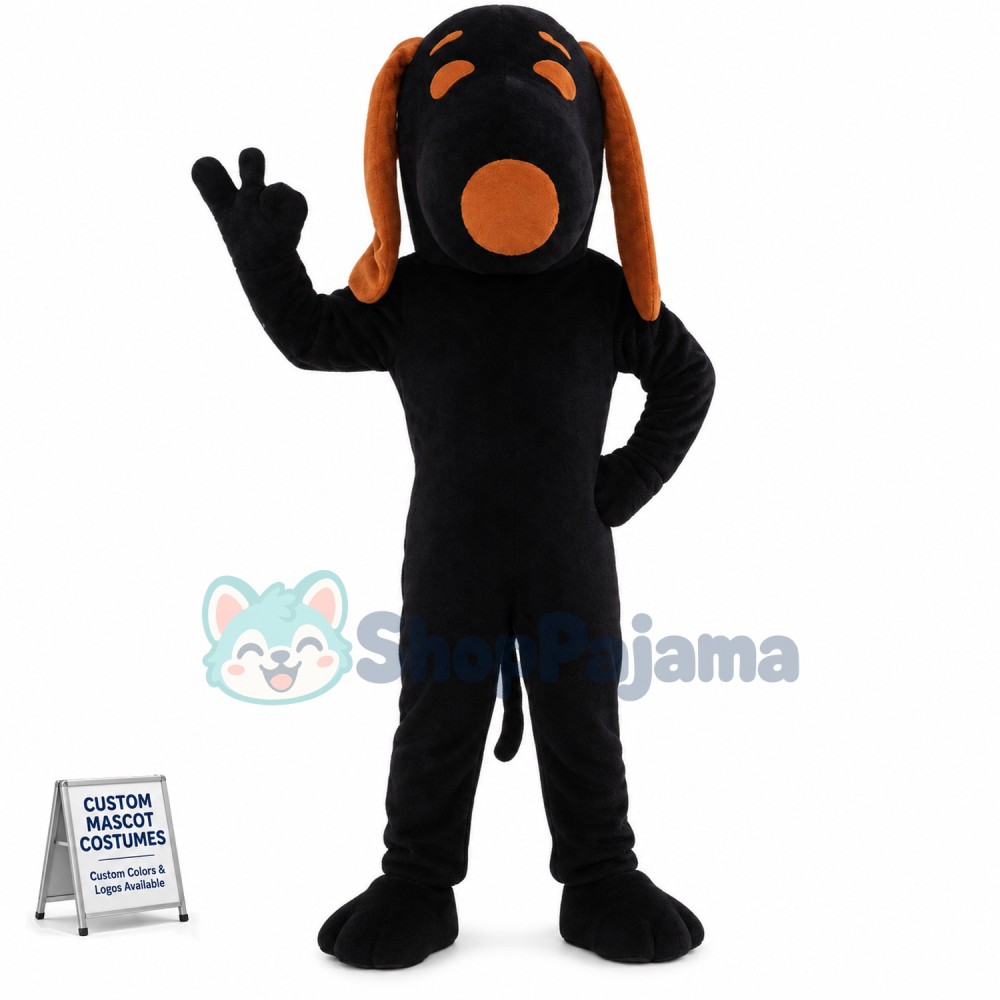 Adult Snoopy Dog Mascot Costume