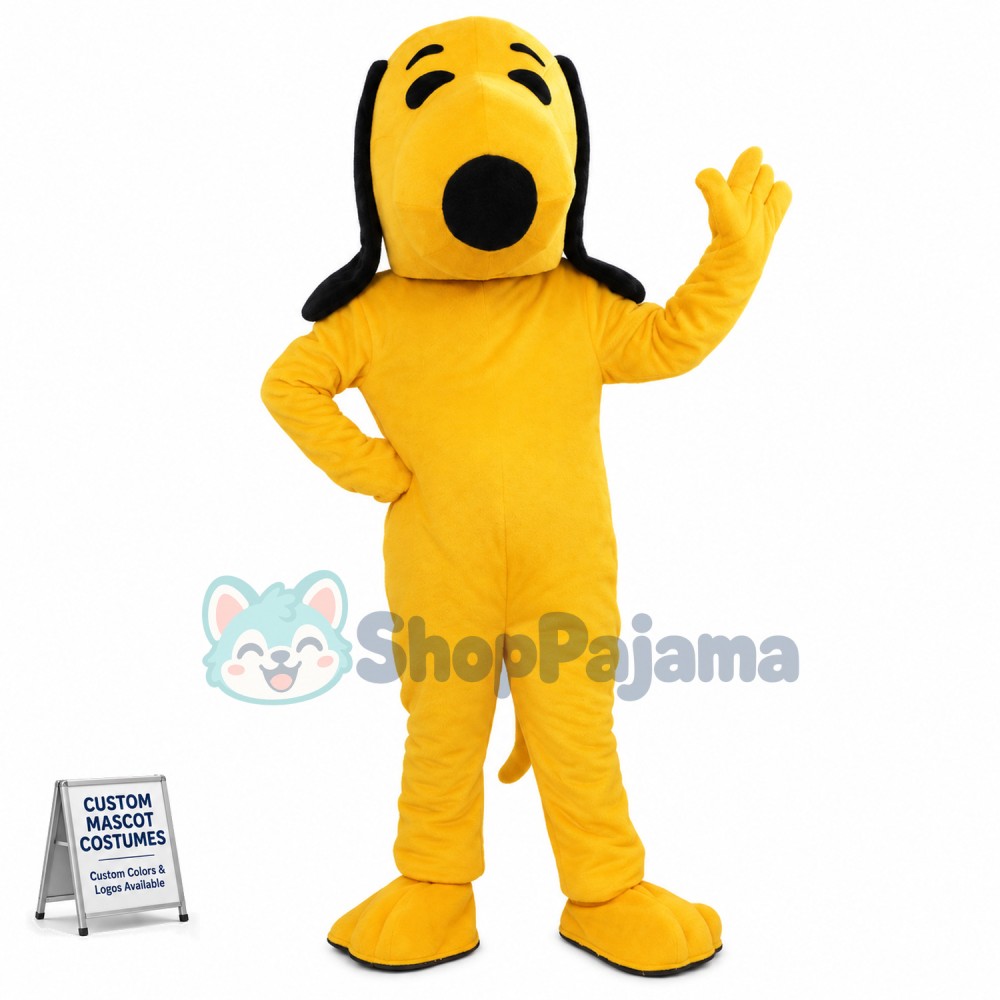 Adult Snoopy Dog Mascot Costume