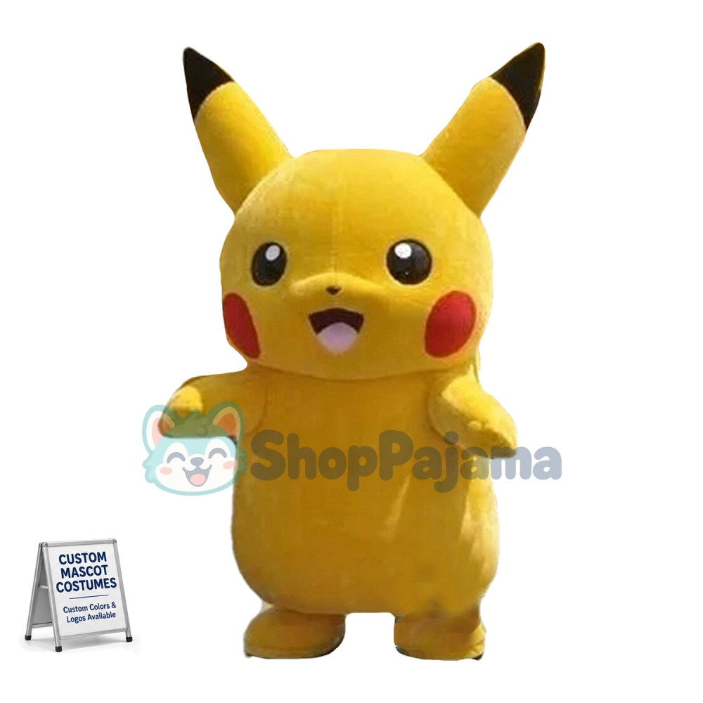Pikachu Mascot Costume For Party