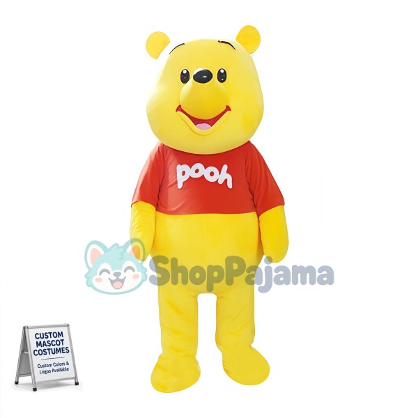Winnie The Pooh Adult Mascot Costume for Halloween