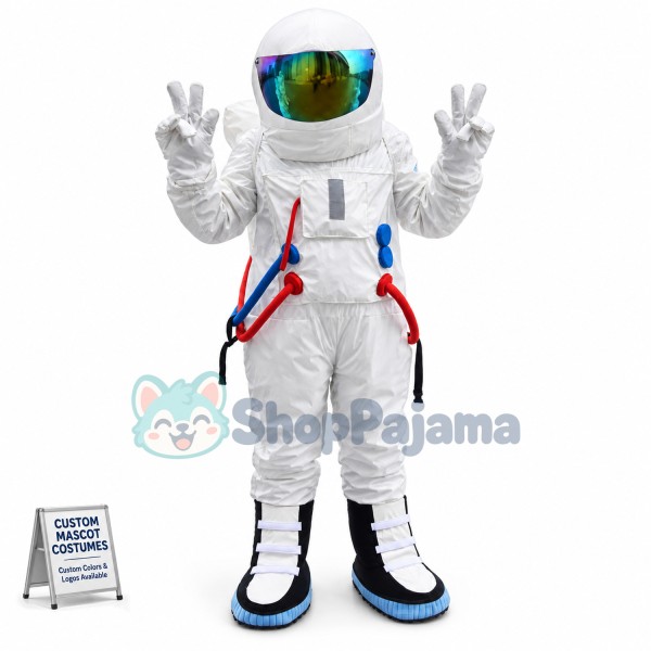 Space Suit Mascot Costume Astronaut Mascot Costume