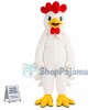 Hotsale Halloween White Chicken Rooster Mascot Costume Dress Adult Size New