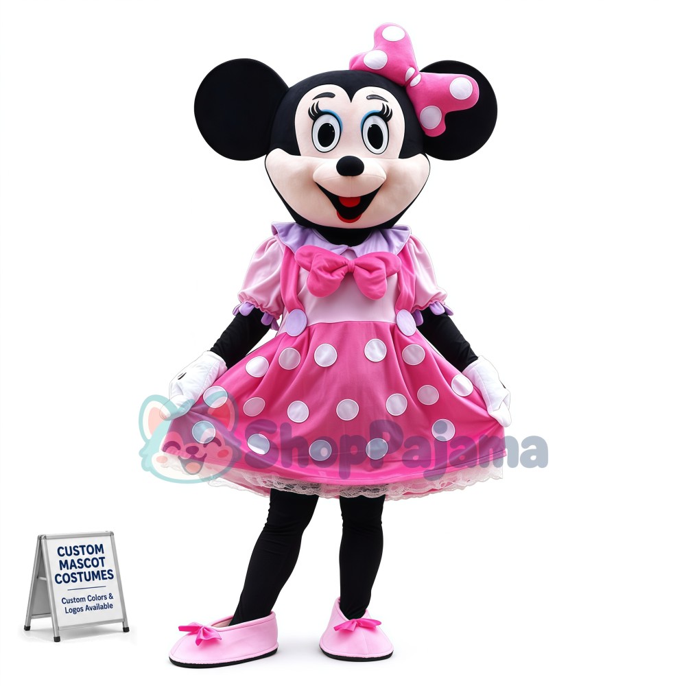 Mickey Mouse and Minnie Mouse Disney Mascot Costume