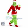 The Grinch Santa Fur Costume Outfit For Adult