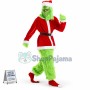 The Grinch Santa Fur Costume Outfit For Adult