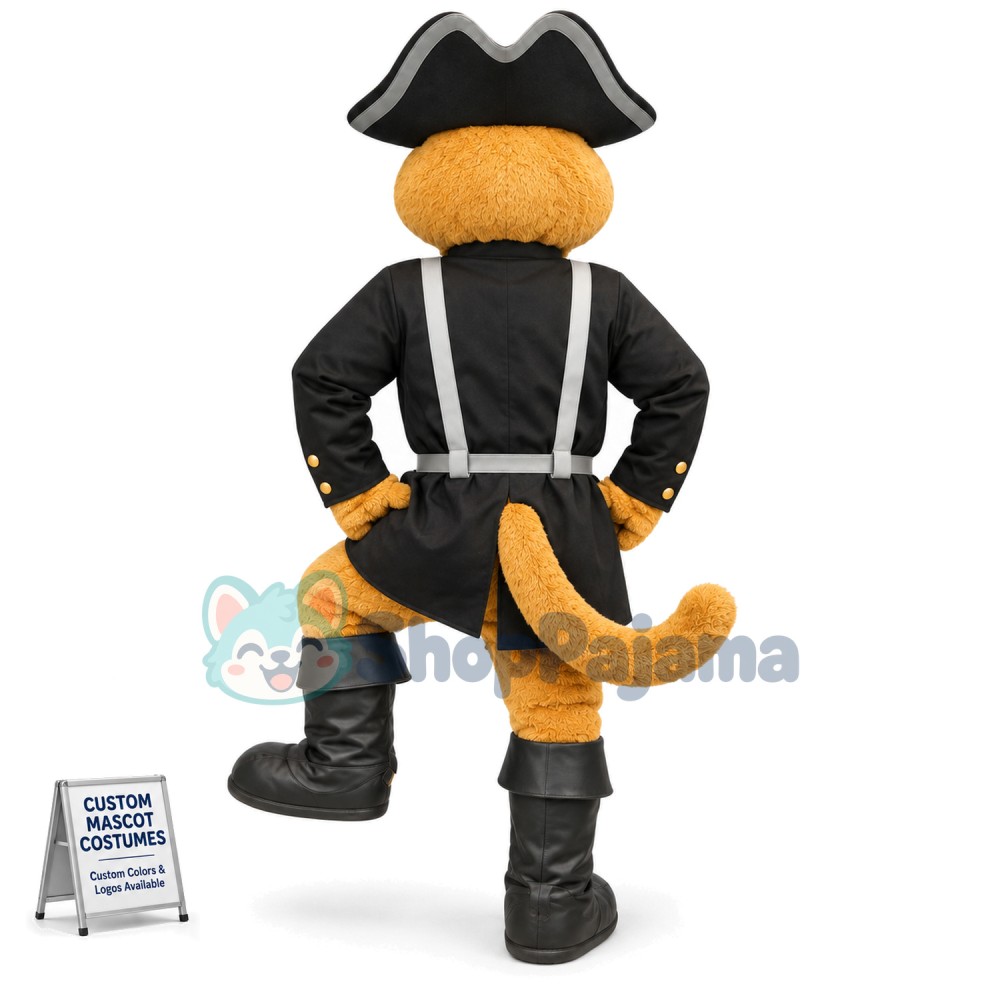 Cannoneer Cat Mascot Costume