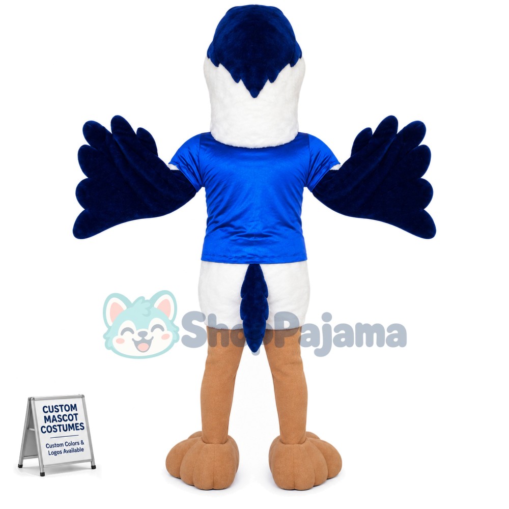 The Blue Heron Mascot Costume