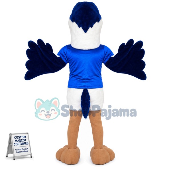 The Blue Heron Mascot Costume