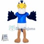 The Blue Heron Mascot Costume