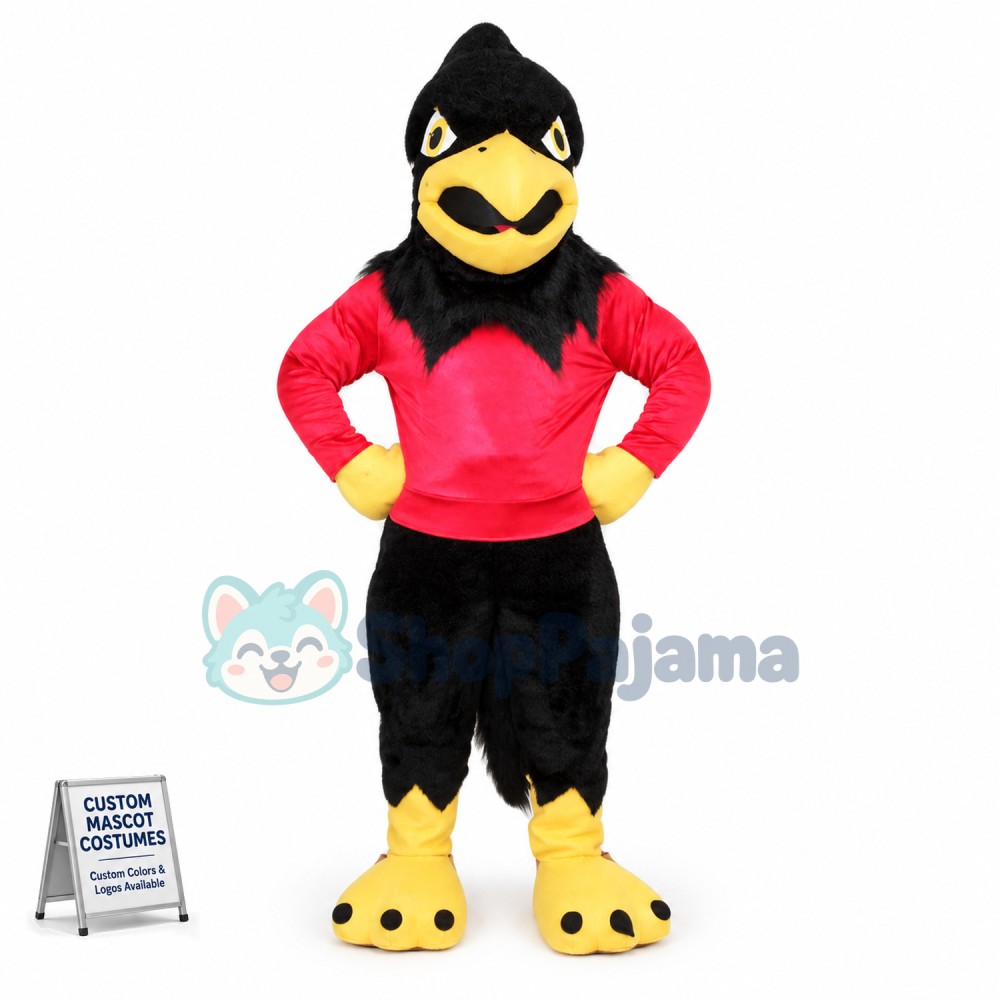 College Sport Falcon Mascot Costume