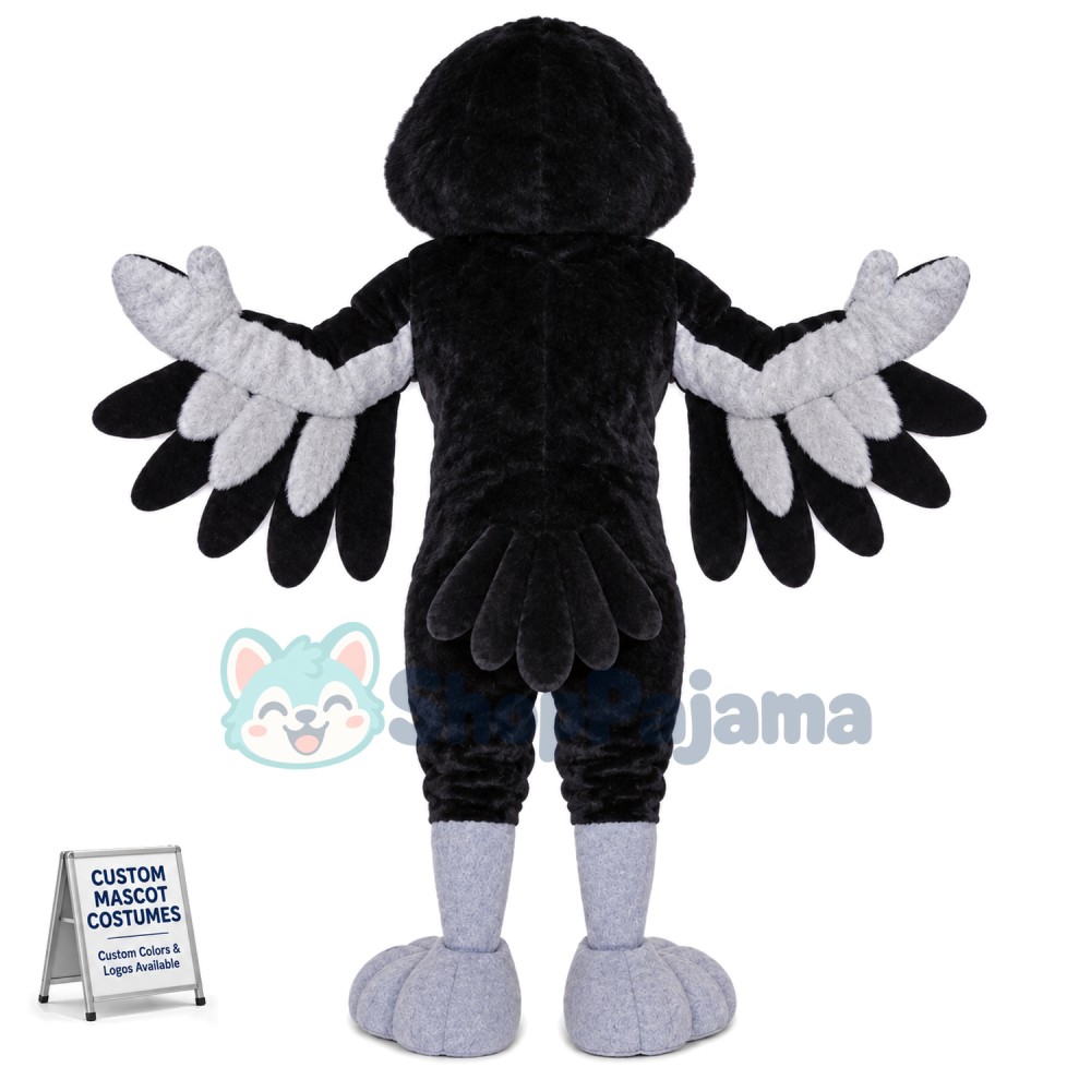 Black Hawk Mascot Costume