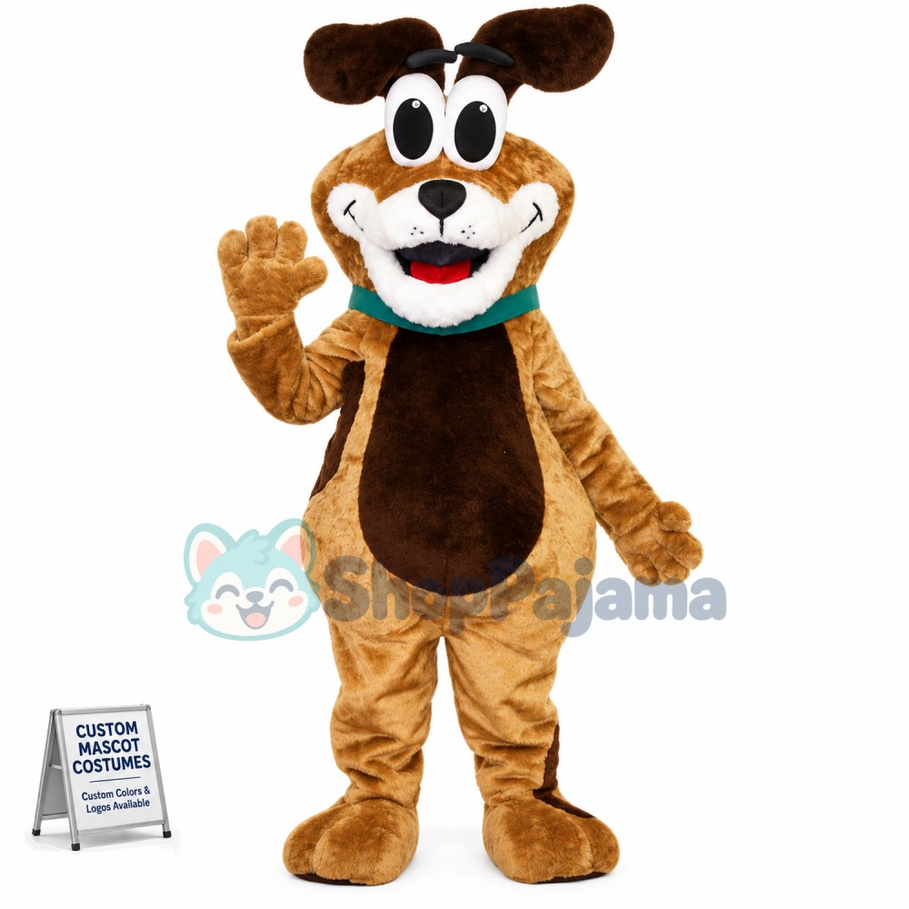 Big Eye Dog Mascot Costume