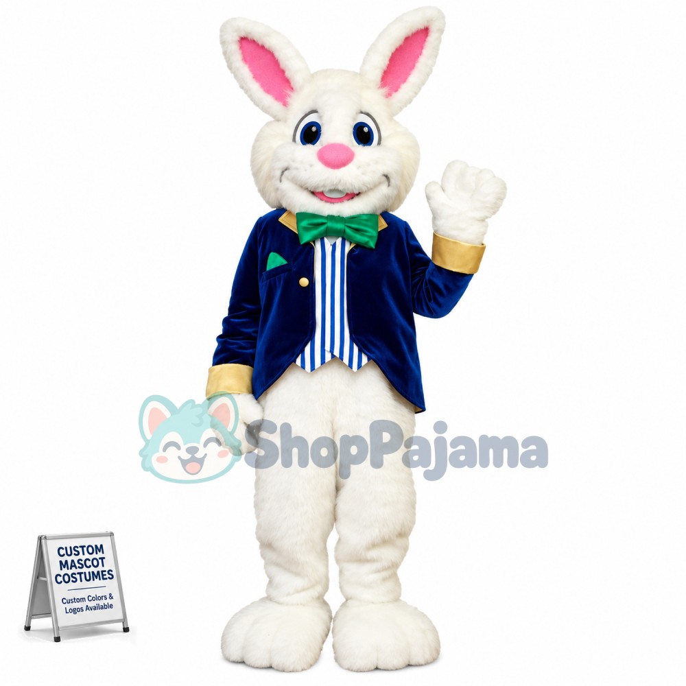 Custom Mascot Easter Bunny Mascot Costume