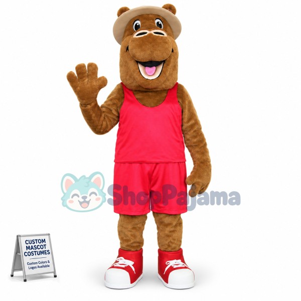 Happy Camel Mascot Costume 