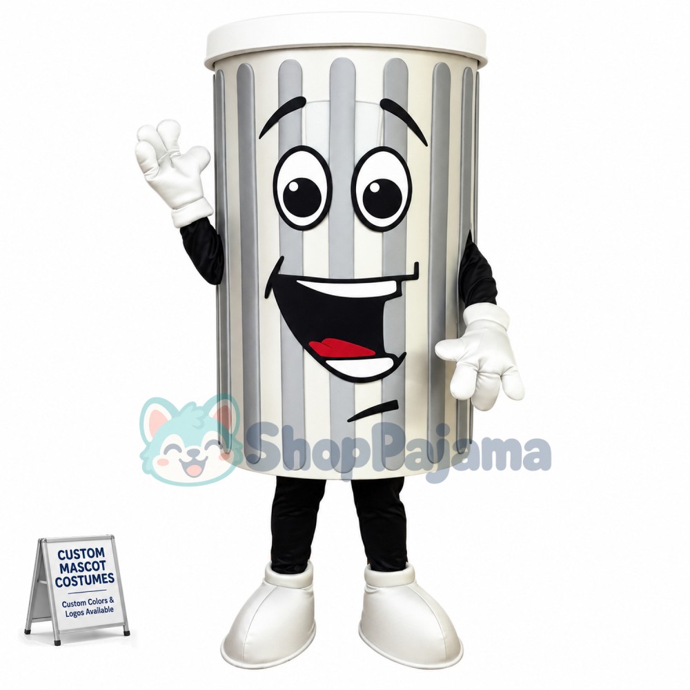 Trashcan Mascot Costume
