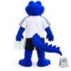 Blue Alligator Mascot Costume
