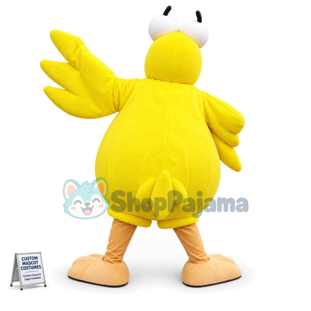 Yellow Chicken Mascot Costume