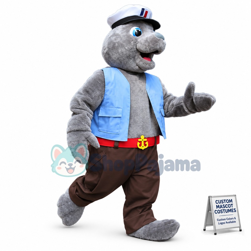 Cute Seal Mascot Costume