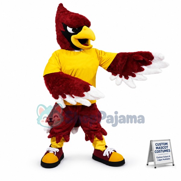 Bird Cardinal Mascot Costume
