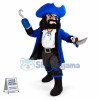 Blue Pirate Mascot Costume