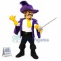 Purple Cavalier Mascot Costume