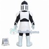 Black & Silver knight Mascot Costume