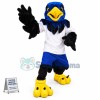 Blue Hawk Mascot Costume