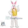 White Adult Easter Bunny Mascot Costume