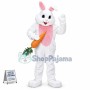 Pink Easter Rabbit Mascot Costume