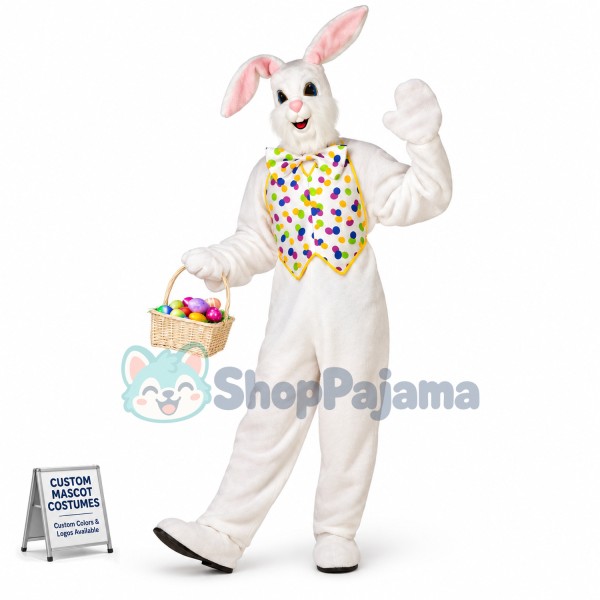 Deluxe Easter Bunny Adult Mascot Costume