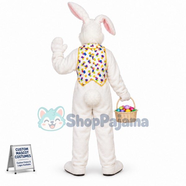 Deluxe Easter Bunny Adult Mascot Costume