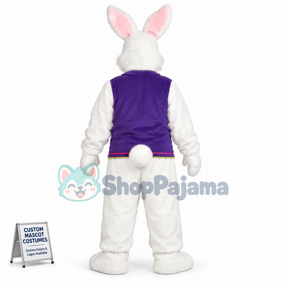 Easter Bunny Adult Mascot Costume