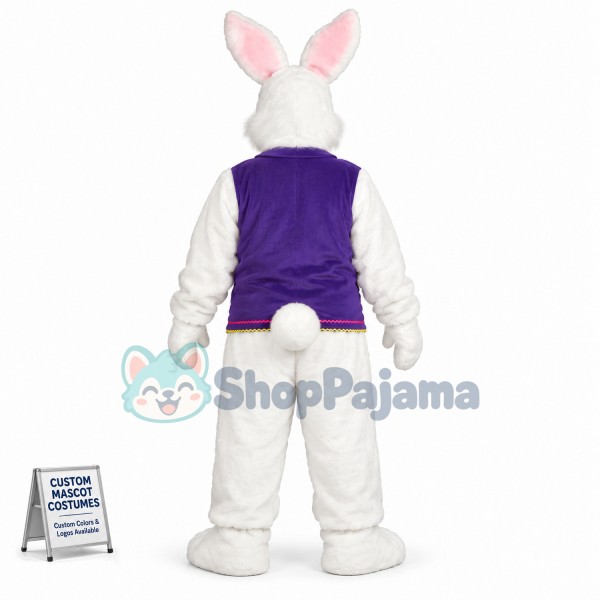 Easter Bunny Adult Mascot Costume