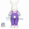 Fuzzy Bunny Mascot Costume