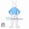 Blue Easter Bunny Mascot Costume Custom Mascot