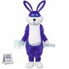 Purple Rabbit Plush Adult Mascot Costume
