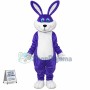 Purple Rabbit Plush Adult Mascot Costume