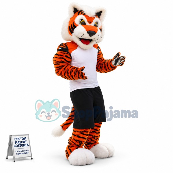 University Sport Tiger Mascot Costume