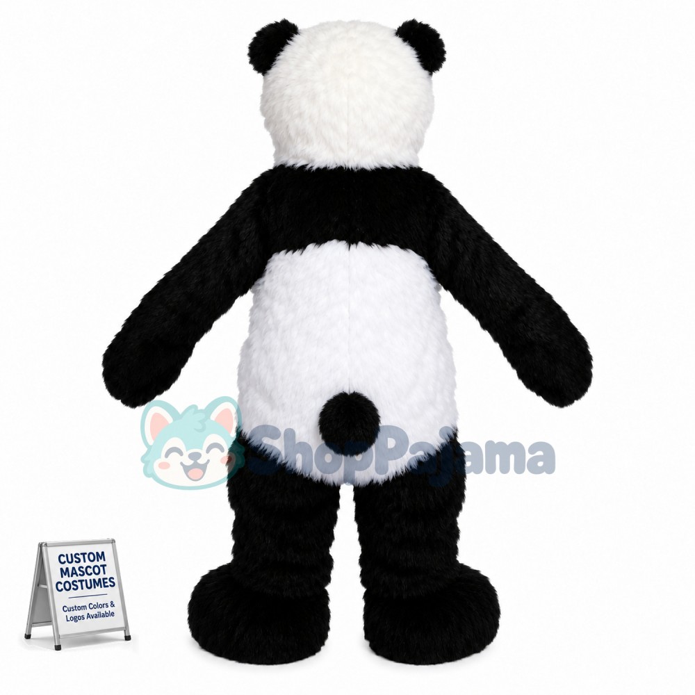 Adult Size Fancy Panda Mascot Costume