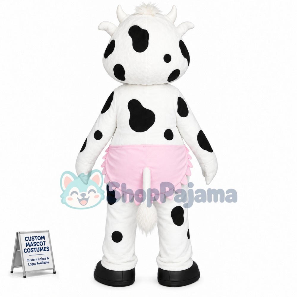 Brand New Cow Mascot Costume