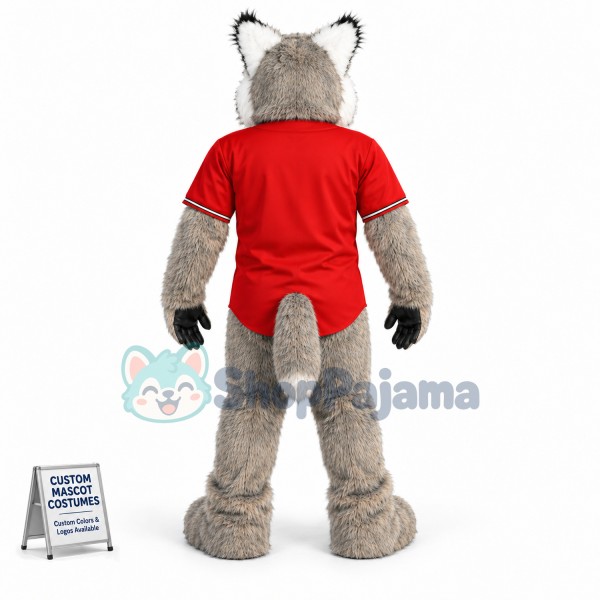 Brand New Fierce Wildcat Mascot Costume