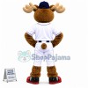 Baseball Moose Mascot Costume
